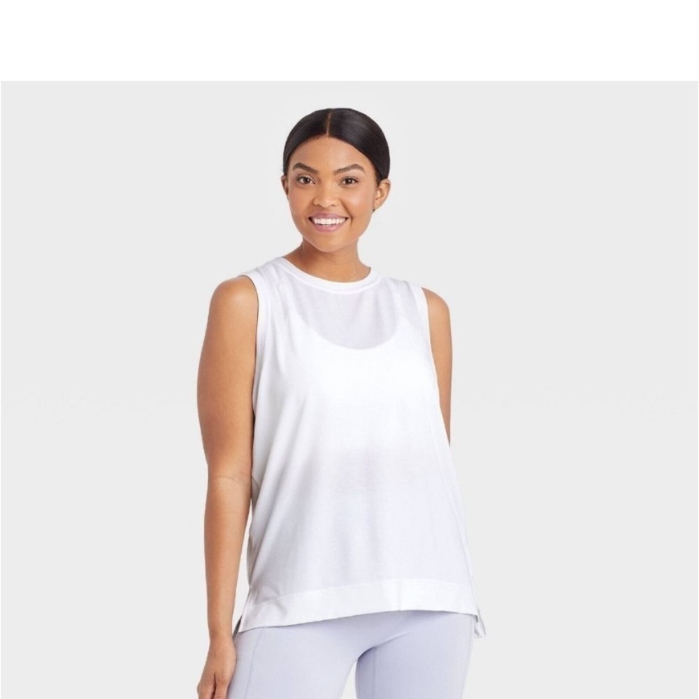Womens Active Muscle Tank
Top - All in Motion - White